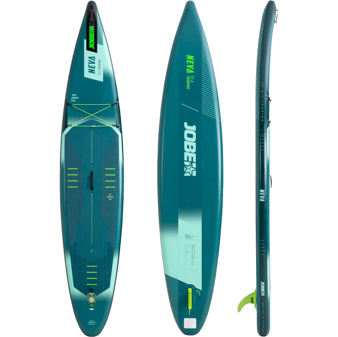 2026 Jobe Aero Neva Sup Board 12.6 Package 486425002 - Blue / Grün